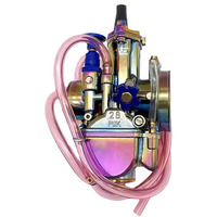 PWK28B karbüratör renkli Carb motosiklet 2/4t Motor scooter kir bisiklet 28 30 32 34mm güç yarış motoru ile 250cc için