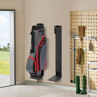 Système coulissant à ressort pneumatique JH-Mech, support mural simple pour sac de golf, nouveau support mural pour sac de golf, support de rangement pour sac de golf pour garage