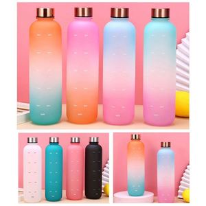Factory <b>Large</b> Capacity BPA-free Plastic Water Bottle Custom Time Scale Fitness Cycling Water <b>Cup</b> With Logo - Product Image 6
