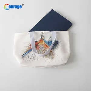 Yiwu Manufacturers Blank Canvas Sublimation Tote Bag Custom