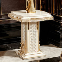 Canapé en tissu de luxe élégant et haut de gamme pour salon ou canapé sculpté en bois massif blanc de style palais européen