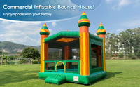 Château gonflable professionnel de qualité locative, maison de saut de qualité commerciale pour événements, location commerciale en plein air