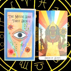 Tarot de la femme de la terre, tarot de l'âge du Verseau, cartes d'inspiration de l'heure du thé divin, jeu d'<span class=keywords><strong>oracle</strong></span> de lumière étoilée - Product Image 5