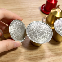 YOUZHEN Contenant pour capsules de café jetables, couvercles en aluminium PP, forme moulée en pulpe, écologique, qualité alimentaire, capacité 15 ml