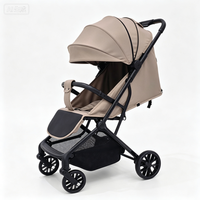 Poussette légère pour bébé, pliable d'une seule main, poussette de voyage portable avec grand pare-soleil, certifiée EN1888, OEM ODM