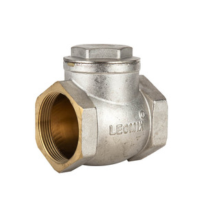 Chuyên Nghiệp 1/2 - 1 Inch Sử Dụng Nước Mùa Xuân Flap Brass Dọc Nữ Van Kiểm Tra Cho Nước - Product Image 5