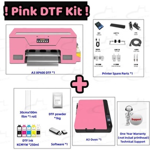 Impresora DTF Automática para Camisetas con Cabezales XP600 para Ropa 30cm en Rollo Impresoras de Inyección de Tinta DTF A3 33cm en Rollo Impresora DTF Rosa - Product Image 2