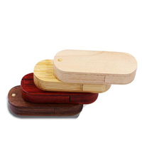 Unidad Flash USB de madera natural 1GB-64GB Swivel Memory Stick 2,0/3,0 Logo Pendrive Regalo DE BODA Pen Drive Nuevo uso promocional