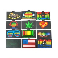 T-shirt de danse DJ à la mode, 1000 designs, éclairé par led, panneau de égaliseur, personnalisé, avec musique