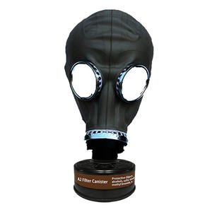 Pelindung Wajah JM1 Karet Respirator Full Face Kartrid Karbon Aktif Dapat Digunakan Kembali Dapat Dicuci Desain 3-Lapisan untuk Bahan Kimia - Product Image 1