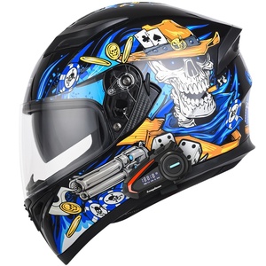 Casque de moto tout-terrain avec surface givrée intégrée - Product Image 3