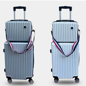 Cross Border Mother Child <b>Suitcases</b> 14 And 20 Inch Carry On Trolley Cases Spinner Wheels Multi Color Student Travel Luggage - Product Image 3
