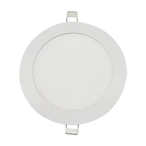 China Supplier Luxurious 18W round panel recessed mounted metal led lights