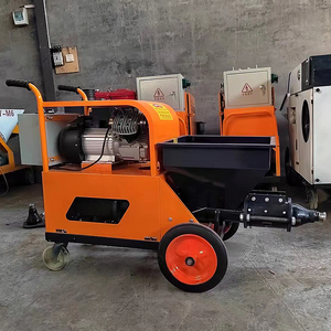 Petite machine de moulage pour équipement de pulvérisation, machine à béton projeté PZ 6, machine automatique de lissage de murs et de plâtrage - Product Image 2