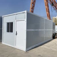Conteneur pliable préfabriqué, bureau modulaire, maison de campement, appartement préfabriqué portable, hôtel, hébergement