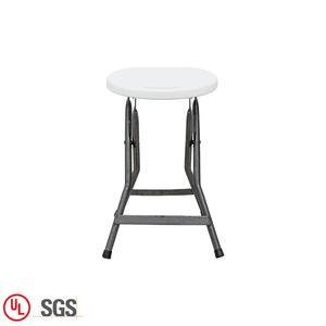 Vente en gros à bas prix <span class=keywords><strong>tabouret</strong></span> <span class=keywords><strong>de</strong></span> <span class=keywords><strong>bar</strong></span> pliant commercial <span class=keywords><strong>blanc</strong></span> <span class=keywords><strong>tabouret</strong></span> pliant rond en plastique pour événement - Product Image 2
