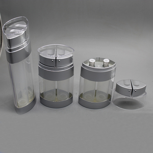 15mlx2 30mlx2 Rõ Ràng Nhựa Kép Buồng Bơm Không Khí Chai Cho Mỹ Phẩm - Product Image 6