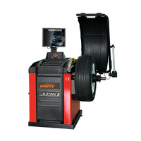 Équilibreuse de roues U-579CL, 9 modes, frein électromagnétique, pointeur laser, interface d'animation 3D, machine à pneus en 23 langues