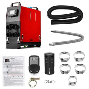 All In One 12V 8KW Air Diesel Heater 4 Hole Car Heater For Truck Motorhome Caravan Boat Bus + LCD Switch Monitor Remote制御