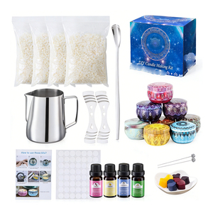 Bocal à bougie pour cadeau de mariage, emballage cadeau élégant pour cérémonie, sélection de bougies parfumées pour présentation en boutique et pour invités - Product Image 2