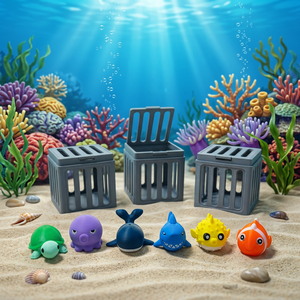 Juguetes de Buceo para Piscina Infantiles con Diseños de Animales (Pulpo, Tortuga, etc.) - Product Image 2