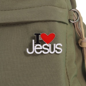 Broche en métal American English for Love Heart <span class=keywords><strong>Simple</strong></span> Small Dress Uniform for Lapel Pin Waist Pin Engraved Anniversary - Product Image 5