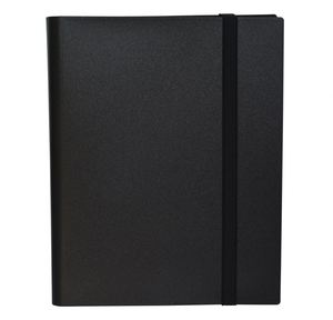 Fuxi Wholesale Durable Eco-Friendly 9-Pocket Leather <b>Card</b> Binder 432 Side-Loading Collection <b>Folder</b> with Strap for TCG for - Product Image 1