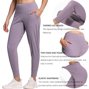 2025 nouveaux pantalons de jogging pour femmes pour l'entraînement, le yoga, la course à pied leggings athlétiques légers pantalons de salon coniques - Product Image 3