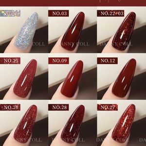 Lot de 30 vernis à ongles gel UV rouges sans HEMA, séchage rapide, pour manucure - Product Image 5