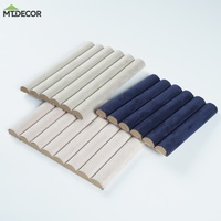 Panneaux acoustiques modernes en MDF souple et flexible, type tambour, pour chambre, appartement ou hôpital, meubles