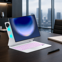 Clavier Magique avec pavé tactile intégré compatible avec Huawei MatePad Pro Max 13.2" 2026 RGB Scissor Key Magic Keyboard