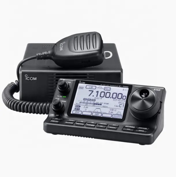 IC 7100 HF/VHF/UHF ricetrasmettitore ALL MODE Touch Screen intuitivo, risposta rapida, Radio multibanda