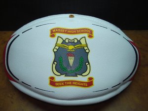 Taille-5 Rugby Union Match Ball Nouveau Design Unique Avec Super Forte Grip Durable Caoutchouc pour L'école - Product Image 5