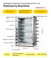 Machine à poulet CHUANGYU, gril commercial en acier inoxydable, 3/5/7 grilles, gril électrique, gril à gaz, machine à rôtir le poulet, machine à rôtir au four