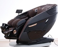 Fauteuil de massage corporel complet de luxe avec télécommande sans fil, gravité zéro et vibrations, manipulateur 4D