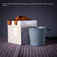 Classique Style japonais tasse en céramique petite porcelaine Ins tasse couvercle café eau lait frais Couple transfrontalier cadeau tasse-vente en gros