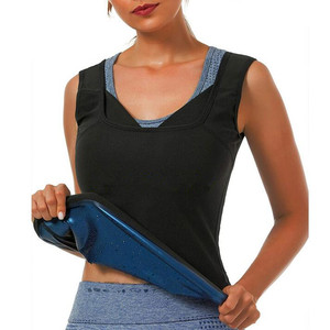 Vendita calda da donna Hot Thermo Body Shaper T-Shirt <span class=keywords><strong>dimagrante</strong></span> <span class=keywords><strong>tuta</strong></span> allenamento sudare <span class=keywords><strong>tuta</strong></span> <span class=keywords><strong>Sauna</strong></span> - Product Image 3