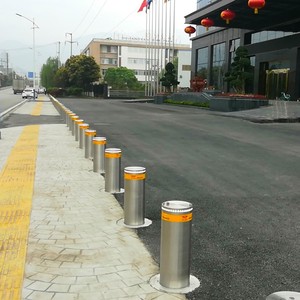 SS304 SS316 colonne di barriera di sicurezza stradale Post retrattili in acciaio inossidabile barriere di parcheggio blocchi di paletto antiterroristico - Product Image 6