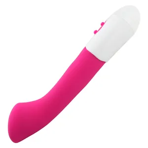 Vara massageadora por atacado do ponto g, vara de massagem do choque duplo, aparelho feminino sexy da vibração av