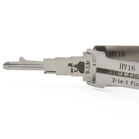 Outils de serrurier Lishi pour serrures de portières de véhicules, crochetage 2-en-1 LISHI HY16 et décodeur automobile