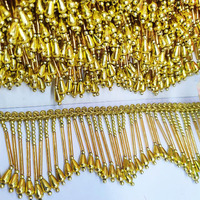 Applique en résine à franges de strass avec pompons et sequins perlés pour robes, textiles de maison, sacs et chaussures