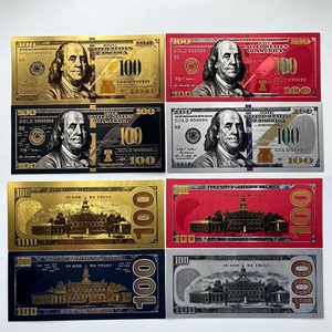 Billetes <span class=keywords><strong>de</strong></span> <span class=keywords><strong>100</strong></span> Dólares Estadounidenses Negros Personalizados, Billetes <span class=keywords><strong>de</strong></span> Dólares Estadounidenses con Lámina Dorada Negra, Colección <span class=keywords><strong>de</strong></span> Plástico, Regalo, Billetes <span class=keywords><strong>de</strong></span> Banco Estadounidenses, Dinero Ficticio, Recuerdo - Product Image 4