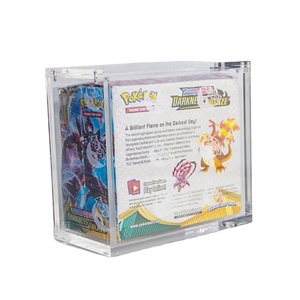 etb display case acrylic magnet case for elite trainer box/booster box