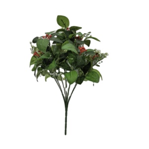 Lá nhân tạo với bụi cây mọng đỏ Thích hợp cho trang trí nhà - Product Image 1