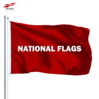 Drapeaux de publicité personnalisés 3x5 pieds, drapeaux personnalisés en Polyester 100D imperméables, vente en gros