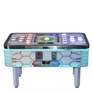 เครื่องเล่นเกมอาร์เคดแบบตั้งโต๊ะ ปุ่มกดเล่นได้หลายคน คอนโซลเกม อุปกรณ์ความบันเทิงแบบอินเทอร์แอคทีฟ ใช้เหรียญ - Product Image 3