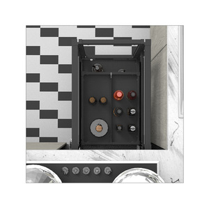 Cucking Aluminum Alloy Storage Rack Seasoning <strong>Basket</strong> and Drawer Kitchen Cabinet <strong>with</strong> Door-Opening Feature <strong>Sideboard</strong> - Product Image 5