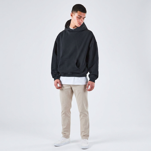 Nouveauté 2026 – Sweats à capuche surdimensionnés personnalisés de haute qualité 100 % coton, style streetwear pour hommes et femmes, idéaux pour l'entraînement hivernal et le jogging - Product Image 1
