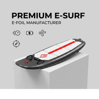 Planche de surf électrique en fibre de carbone BulkPrice, blanche et rouge, Jetboard, batterie au lithium, haute vitesse, sports nautiques, hydrofoil océanique