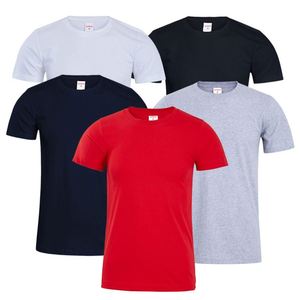 Design 100% Cotton 200gsm Classic Vintage Customized Logo Low MOQ Blank Crewneck Unisex <b>Shirt</b> Summer Breathable Soft T-<b>shirt</b> - Product Image 1